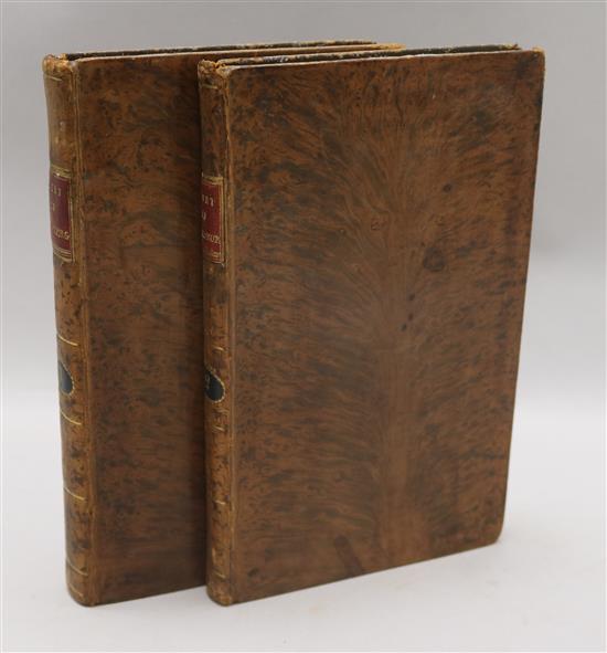 Masson, Charles Francois Philibert - Secret Memoirs of the Court of Petersburg, 2 vols, 8vo, tree calf, London 1800